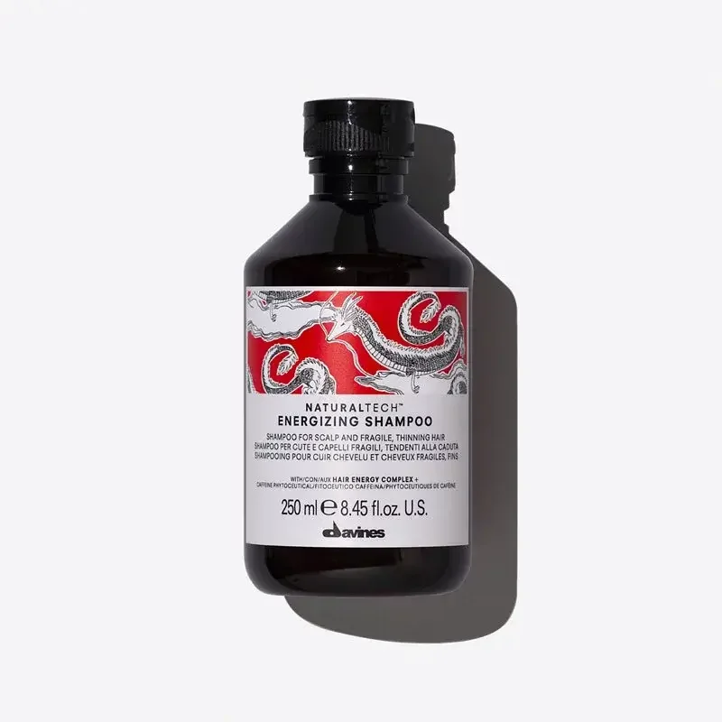 Davines Energizing Shampoo for thinning hair and fragile scalp, Naturaltech series
